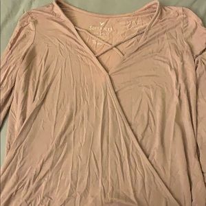 Cute bell sleeve top